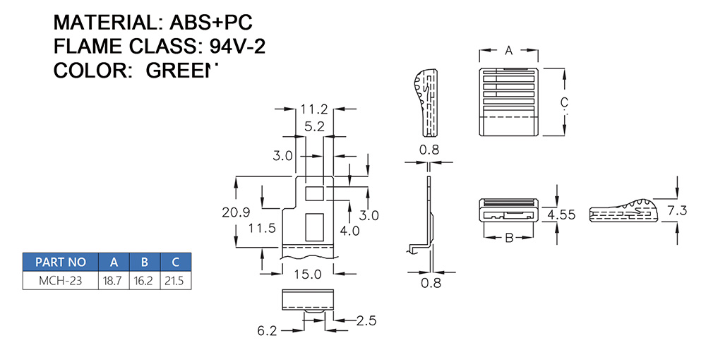 Plastic Handle MCH-23